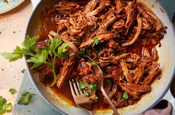 Sticky pulled pork