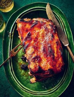 Sticky scrumpy ribs