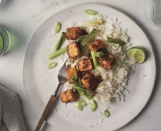 Sticky Sichuan tofu
