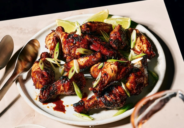 Sticky soy chicken wings