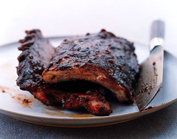 Sticky spicy ribs