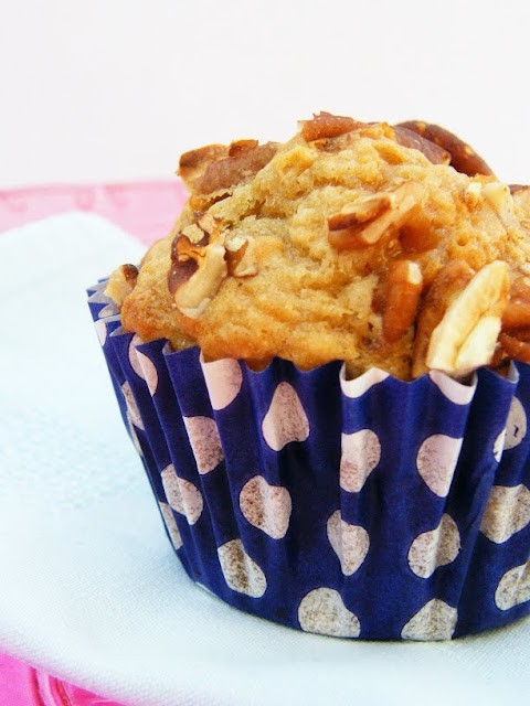 Sticky toffee banoffee muffins