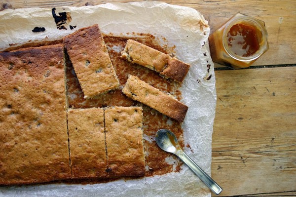 Sticky toffee pudding cake fingers