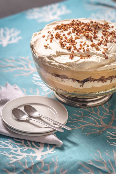 Sticky toffee trifle