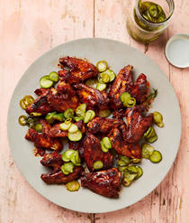 Sticky wings and pickled things
