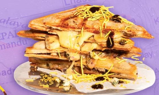 Stilton & tamarind Mumbai toastie