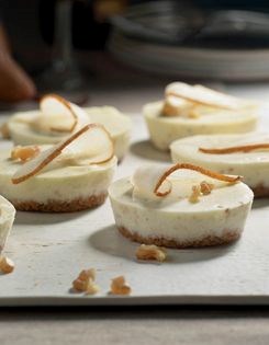 Stilton baby blue cheesecakes