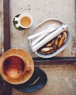 Stir-fried anchovies (Halmasso baduma)