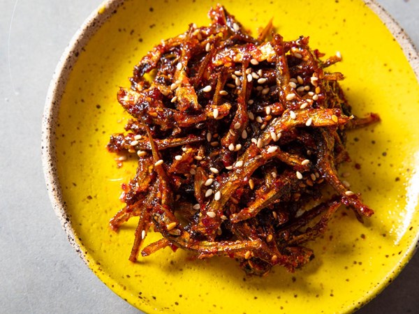 Stir-fried anchovy banchan (Myeolchi bokkeum)