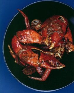 Stir-fried black pepper mud crab