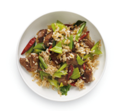 Stir-fried celery