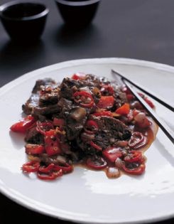 Stir-fried chilli pork