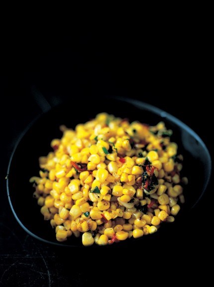 Stir-fried corn