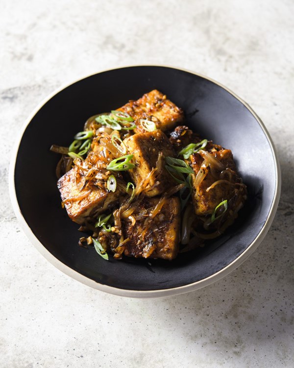 Stir-fried cumin tofu
