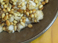 Stir-fried fish with pine nuts (Sōngzĭ chǎo yúdīng / 松子炒魚丁)