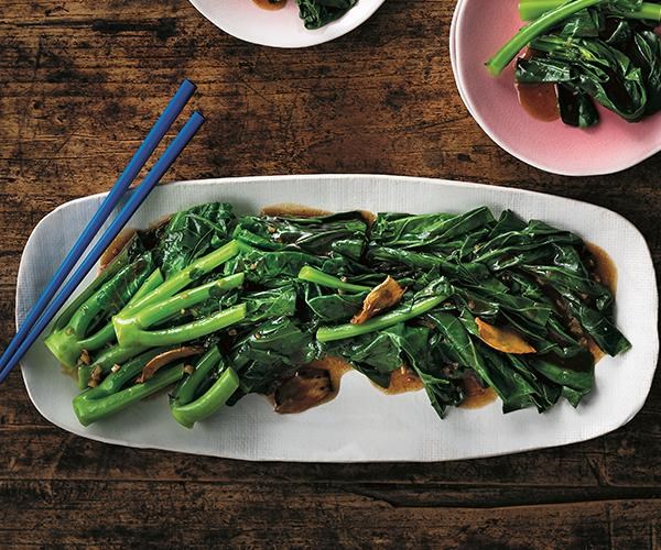 Stir-fried gai lan