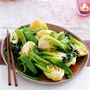 Stir-fried greens
