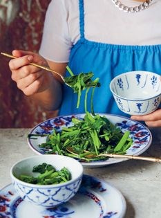 Stir-fried leafy greens