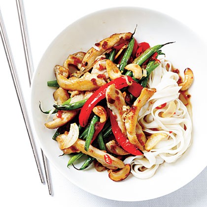Stir-fried lemongrass chicken