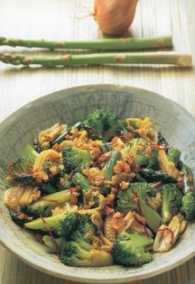Stir-fried mixed vegetables