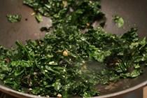 Stir-fried shredded kale