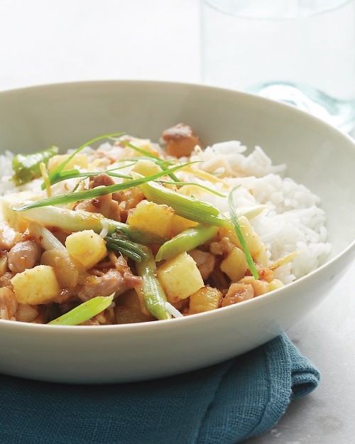 Stir-fried sweet-and-sour chicken