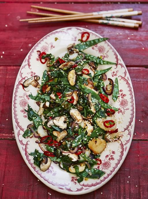 Stir-fried vegetables