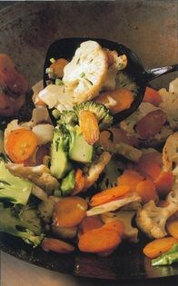 Stir-fried vegetables