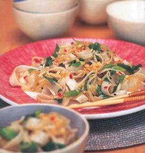 Stir-fried vegetarian phad Thai