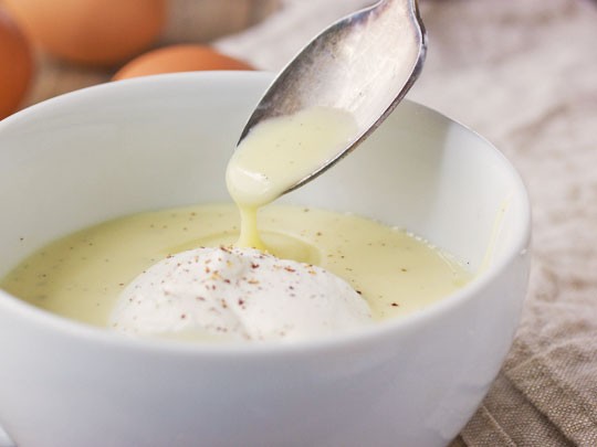 Stirred egg custard