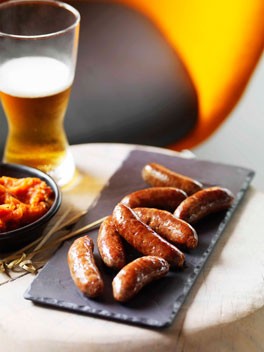 Stokehouse: Merguez with tomato ginger jam