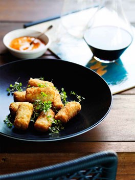 Stokehouse: Yabby croquettes with romesco
