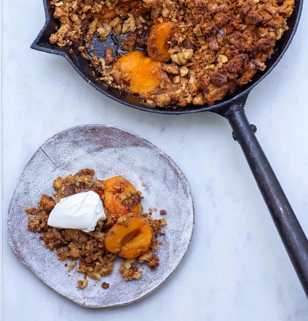 Stone fruit berry betty
