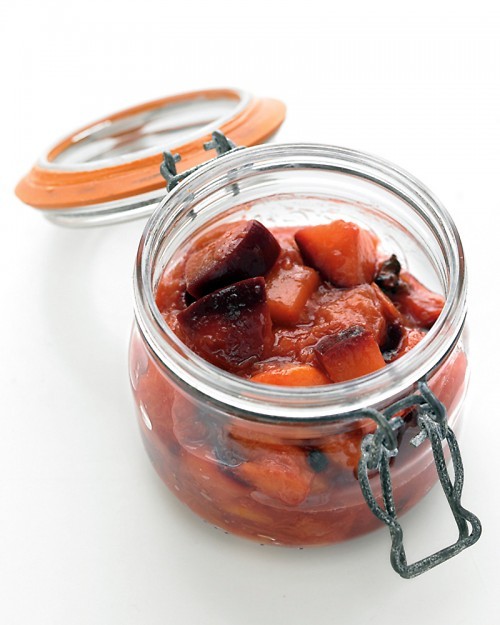 Stone-fruit compote