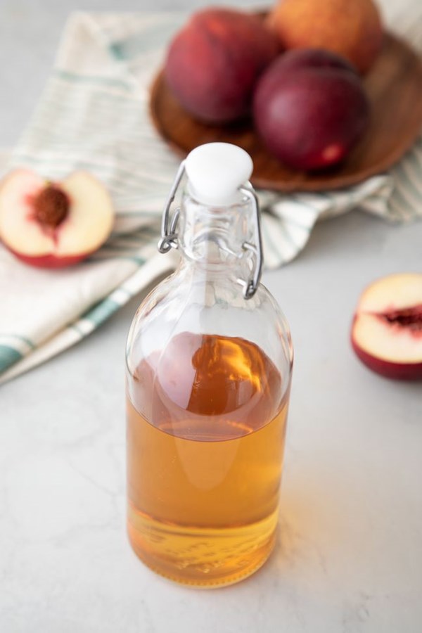Stone fruit pit liqueur