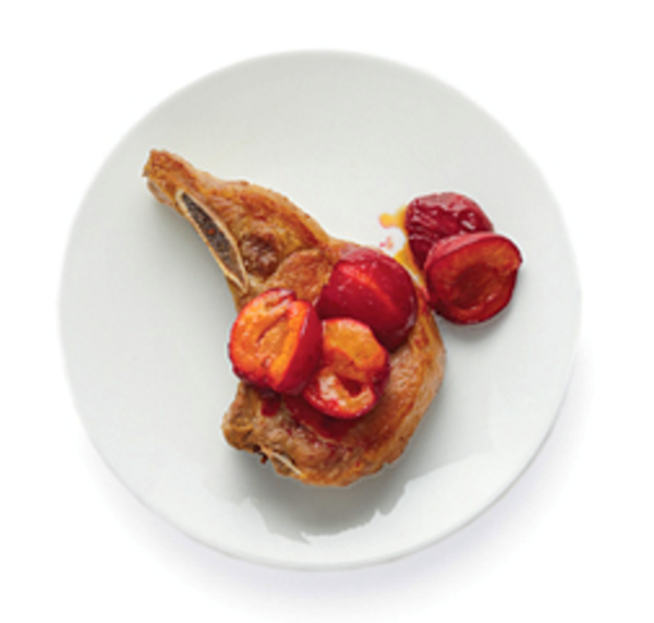 Stone fruit with Asian spices