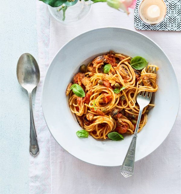 Store cupboard spaghetti