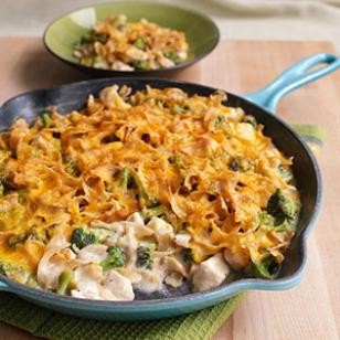Stovetop chicken & broccoli casserole