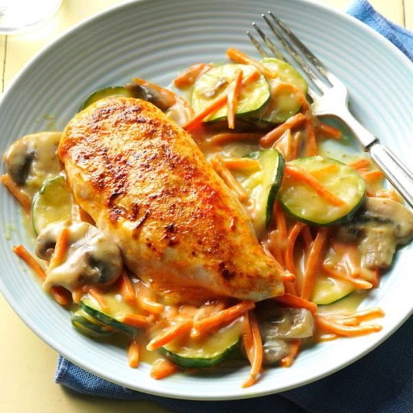 Stovetop tarragon chicken