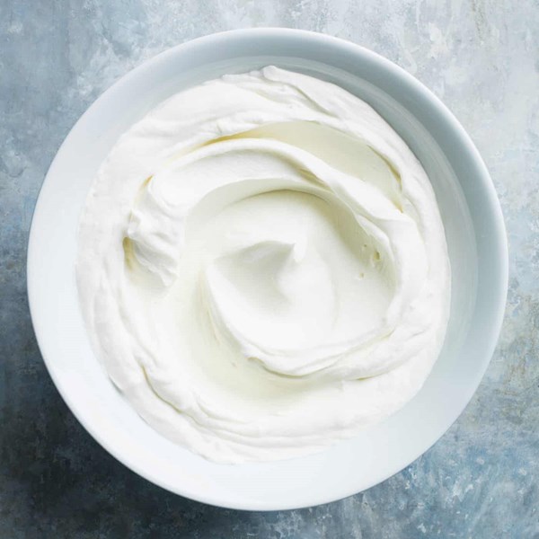 Strained yoghurt labneh balls