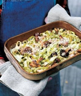 Straw and hay al forno