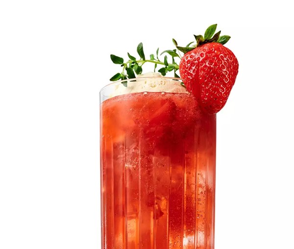 Strawberries & cream [cocktail]