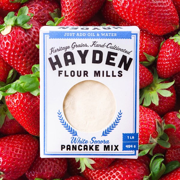 Strawberries & cream pancakes