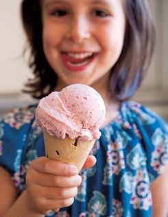 Strawberries and cream [ice cream]