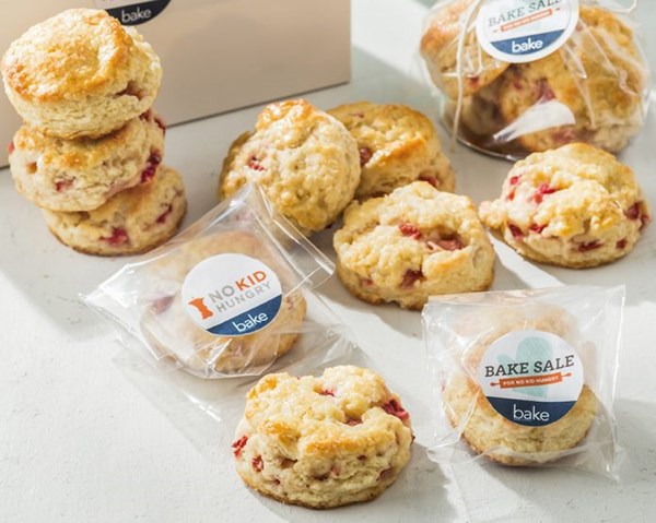 Strawberries and cream scones