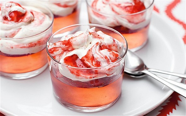 Strawberries jubilee