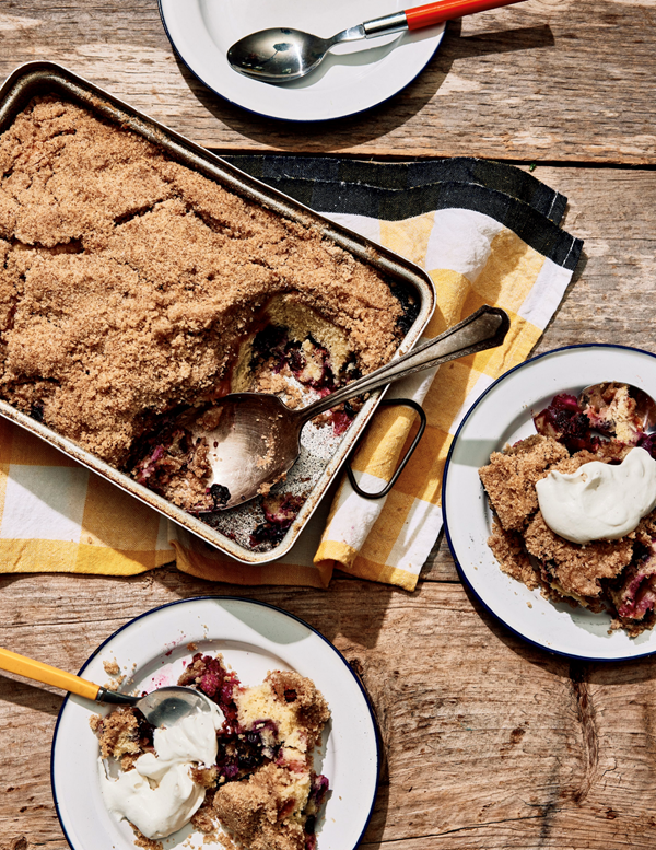 Strawberry and blueberry buckle [Tom Schlesinger-Guidelli]