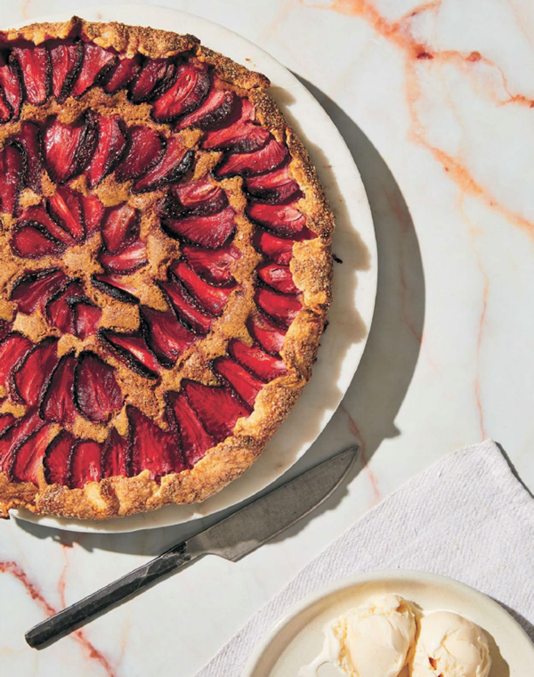 Strawberry and brown sugar galette