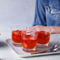 Strawberry and elderflower jellies