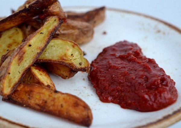 Strawberry and harissa ketchup